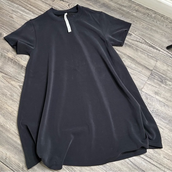 Lululemon All Yours T-Shirt Dress *Softstreme Black - Picture 2 of 3